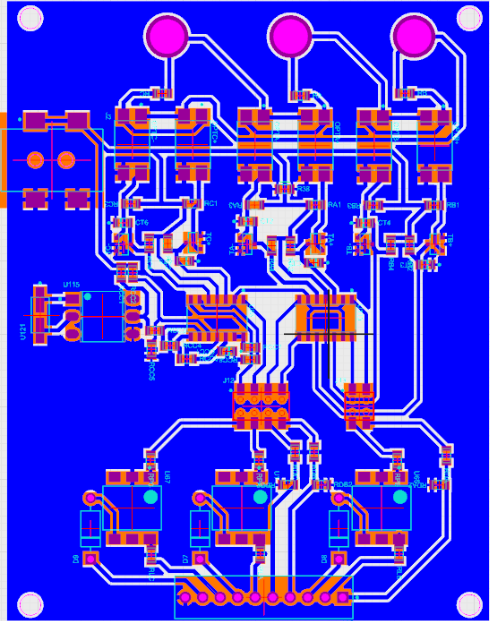 Diseño impreso del circuito control
